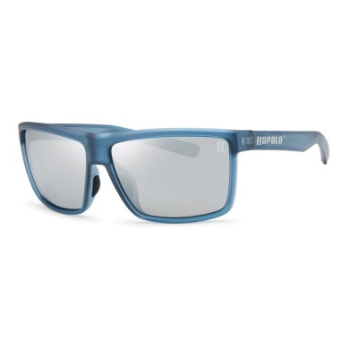 ROCKFISH - Verres miroir gris I Monture cristal bleu mat