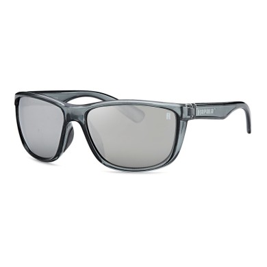 WAHOO - Verres miroir gris I Monture cristal noir