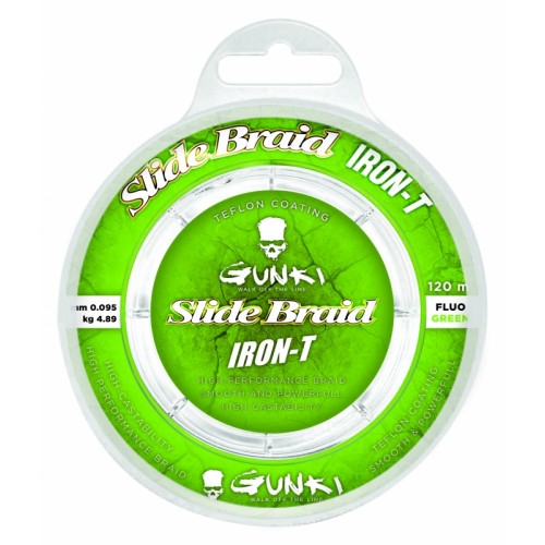 Gunki Slide Trenza Hierro T 120 Verde Fluo