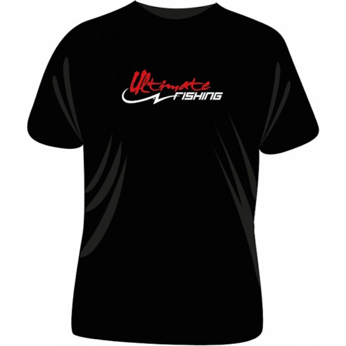 Ultimate Fishing T Shirt Black