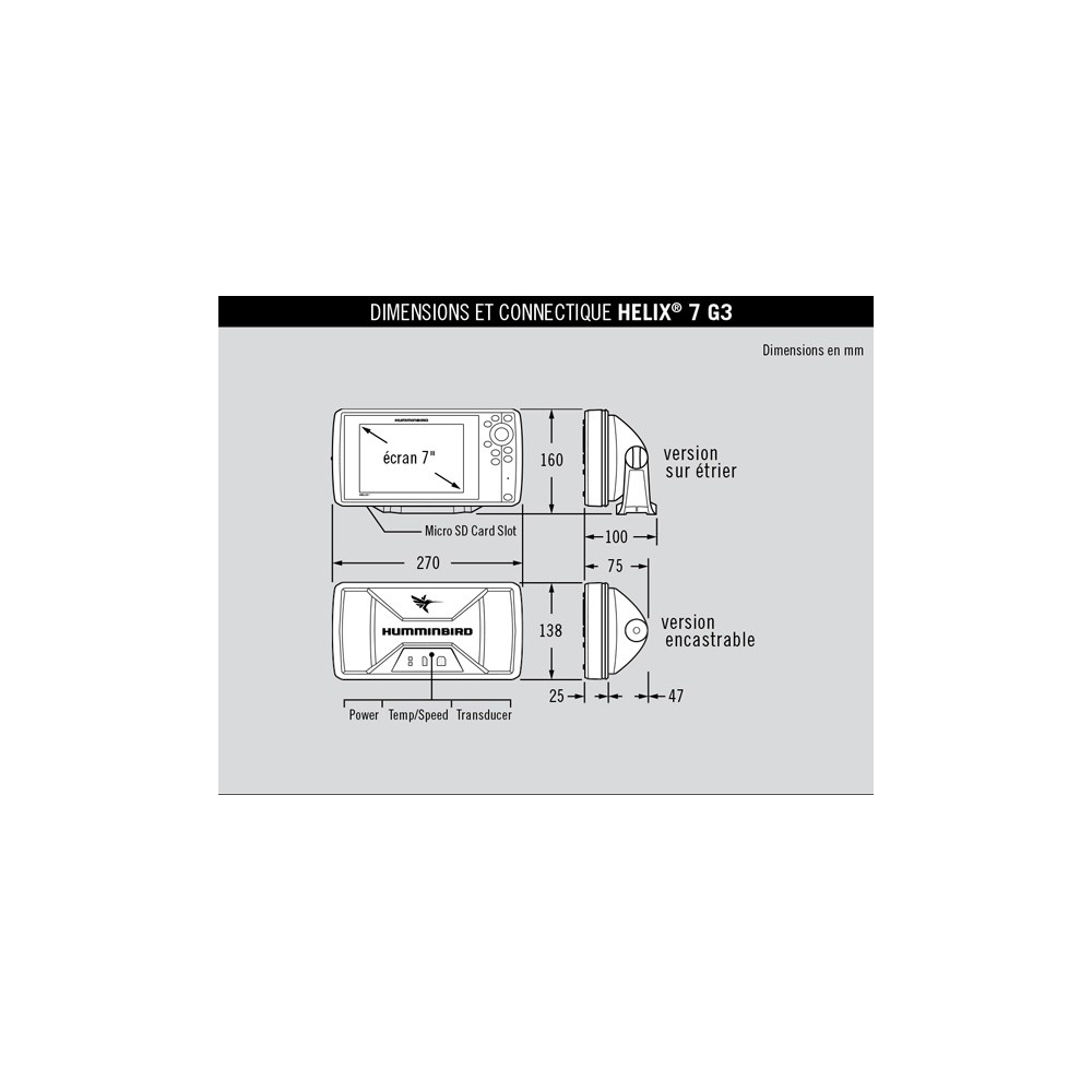 Humminbird Helix 7 G3 Mega Si Combine Chirp