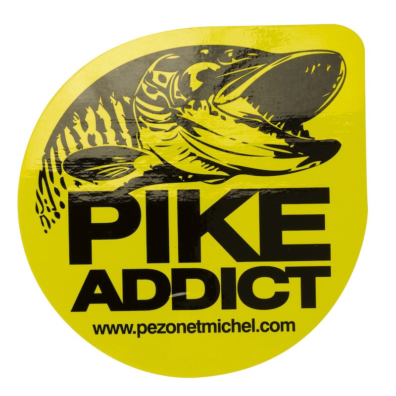 Pezon et Michel Autocollant Pike Addict