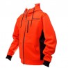 Megabass Veste Hybrid Hoody Red Black