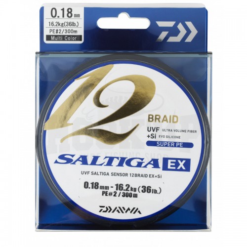 Daiwa Saltiga 12 Braid EX Tresse - 600M Packaging