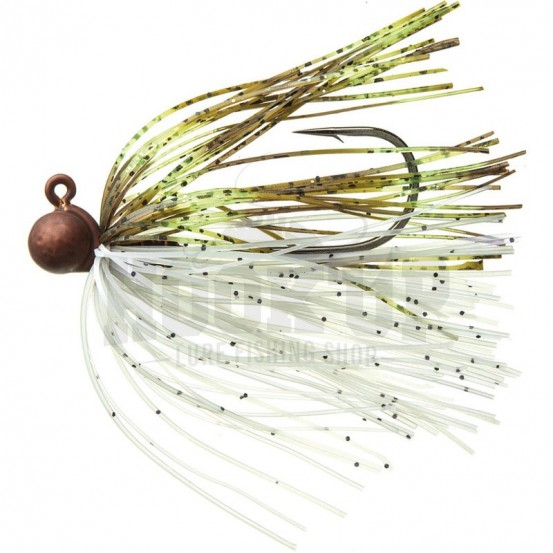 Daiwa Prorex Swimming Rubber Jig 21g White Brown Yellow
