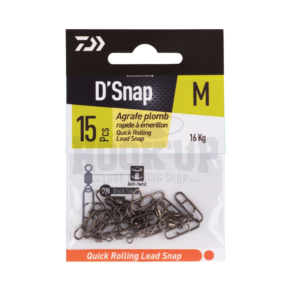 Daiwa Agrafe Plomb Rapide A Emerillon Quick Lead Snap