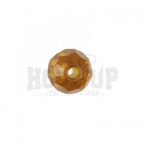 Scratch Tackle Amber Glass Bead
