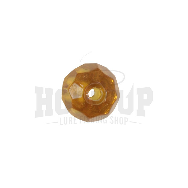 Scratch Tackle Amber Glass Bead
