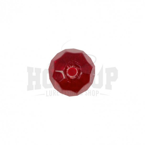 Scratch Tackle Perle en Verre Rouge