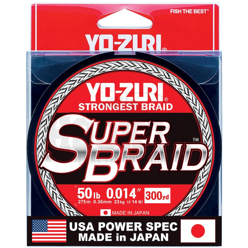 Yo-Zuri Tresse SUPERBRAID 8x Argent Main
