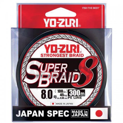 Yo-Zuri Tresse SUPERBRAID 8x Multicolore Main
