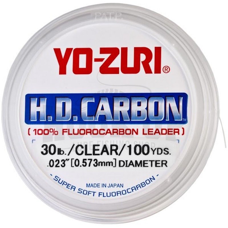environ 91.44 m 25# essai Carbon Fluorocarbone Chef .019 "diamètre 100 Yd Yo-zuri H.d Rose!