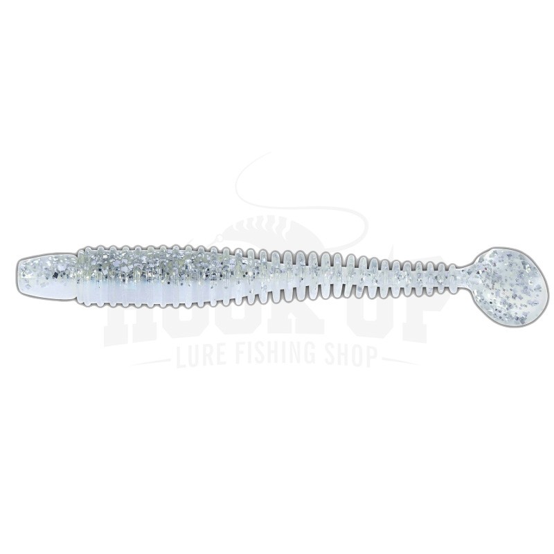 Lunker City Swimming Ribster 4" ICE SHAD (132)