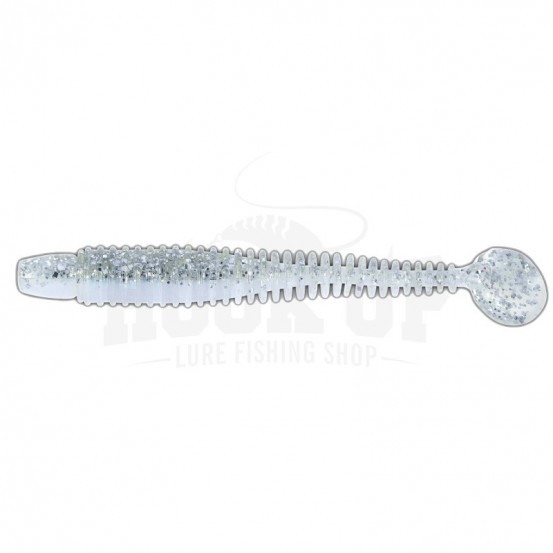 Lunker City Swimming Ribster 4" ICE SHAD (132)