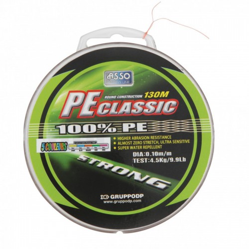 Asso Tresse PE Classic 5 Couleurs 130M Packaging