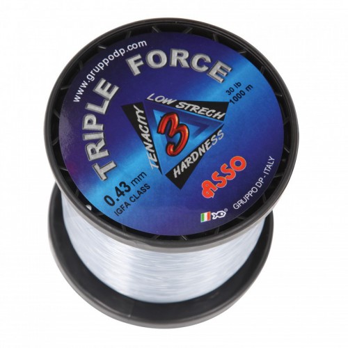 Asso Nylon Triple Force Gris 1000M Main