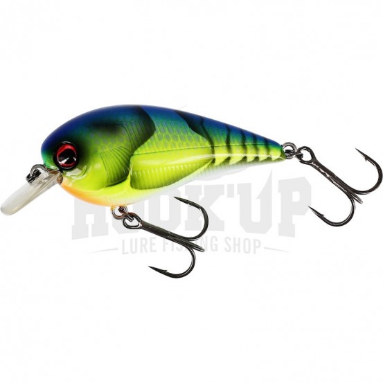 Westin Bassbite 1.5 Squarebill Chartreuse Blue Craw