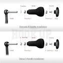 Gomexus TPE Rubber Power Knob pour Shimano Daiwa Spinning et Casting