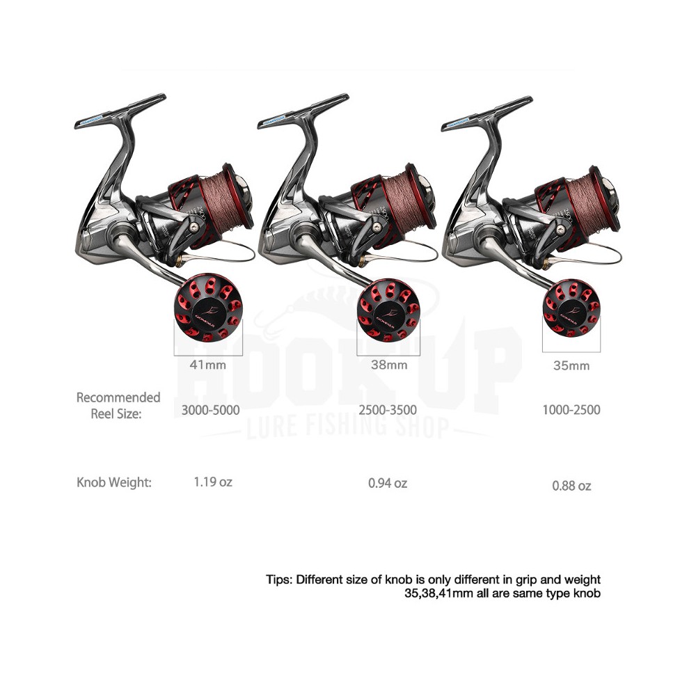 2500 3000 Reel Direct Fit Gomexus Power Knob Handle for Shimano Stradic CI4 