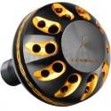 Gomexus Power Knob Black Gold 35-38mm pour Shimano et Daiwa Spinning