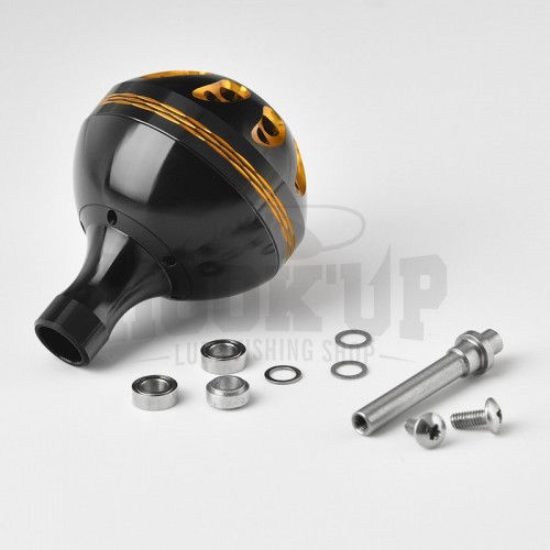 Gomexus Power Knob Black Gold 35-38mm pour Shimano et Daiwa Spinning