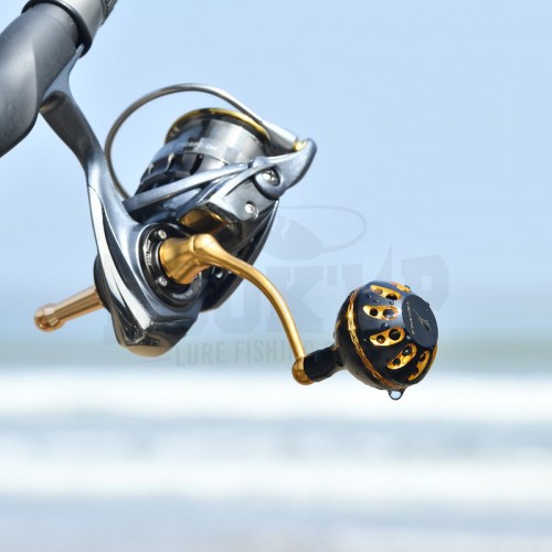 Gomexus Power Knob Black Gold 35-38mm pour Shimano et Daiwa Spinning