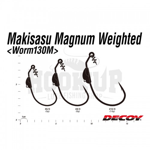 Decoy Worm 130 Makisasu Weighted Magnum