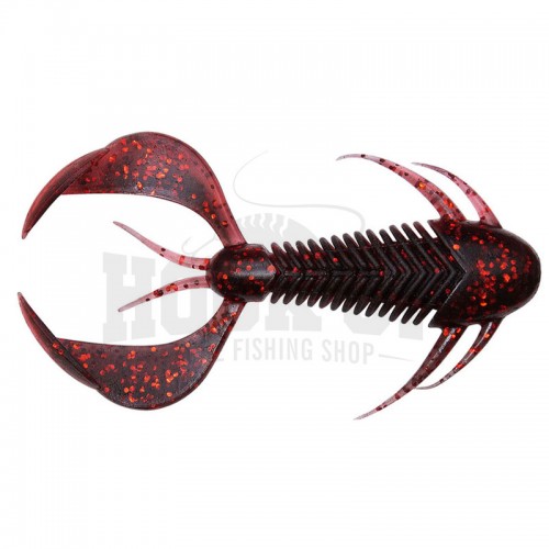 BLACK BACK CLEAR RED