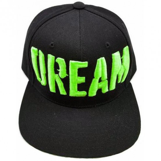 Big Bass Dreams Custom Snapback Hat Monster Green