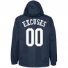 Big Bass Dreams NO EXCUSES Windbreaker Navy