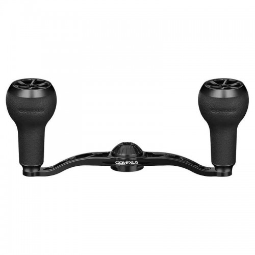 Gomexus Alu Black Power Handle 100mm avec TPE Knob pour Shimano Daiwa Abu Garcia Casting