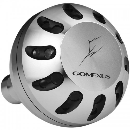 Gomexus Silver and Black Power Knob for Shimano and Daiwa