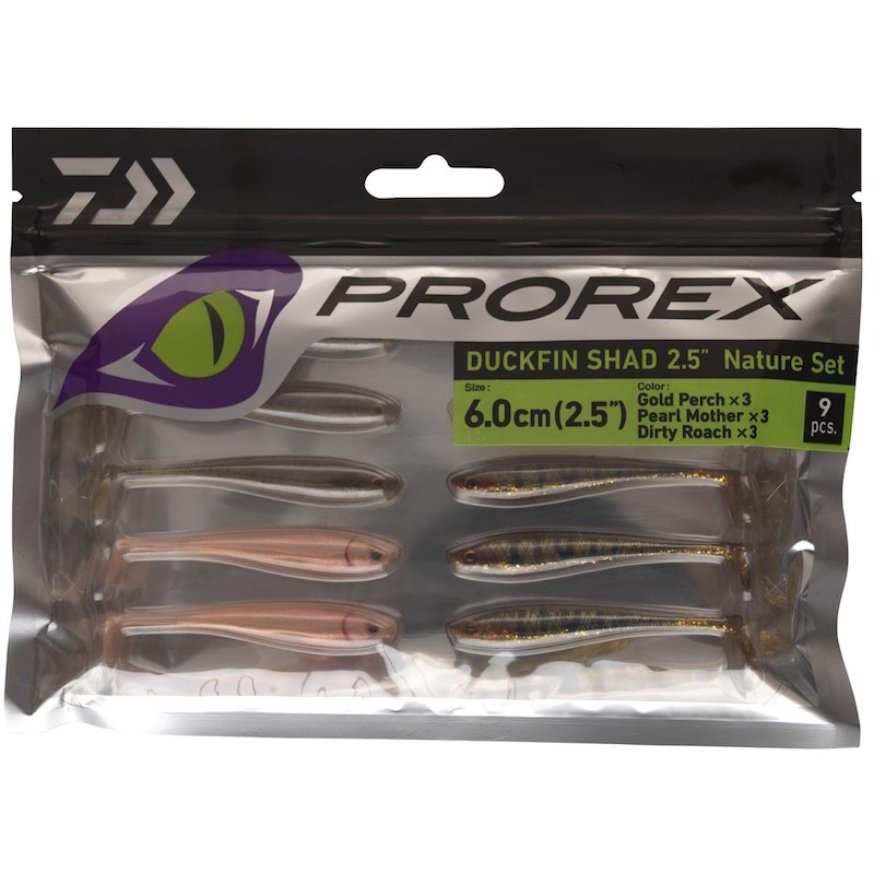 Daiwa Prorex Duckfin Shad 6cm [MIX 3 Couleurs]