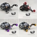 Gomexus Carbon Reel Handle 105mm pour Shimano Daiwa Abu Quantum Lew's Casting