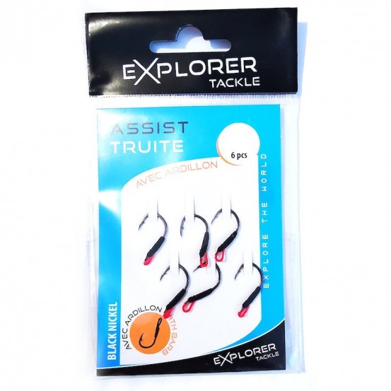 Explorer Tackle Assist Barbed Trout Hooks