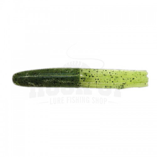 Keitech Salty Core Tube 4.25&quot; 504 Watermelon Chartreuse