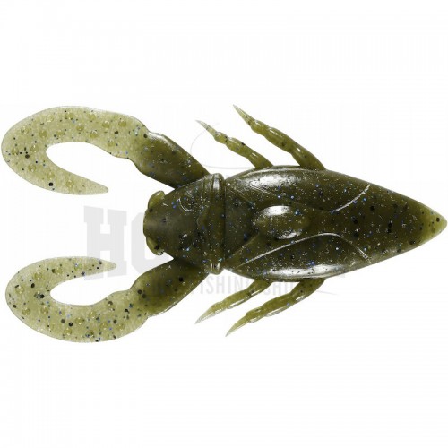 F005 GREEN PUMPKIN BLUE FLAKE - 5pcs