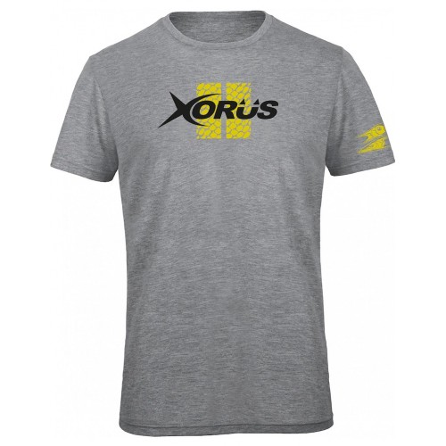 Xorus Light Grey and Yellow T-Shirt