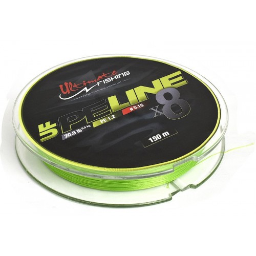 Ultimate Fishing Tresse PE Line X8 Chartreuse - 150m