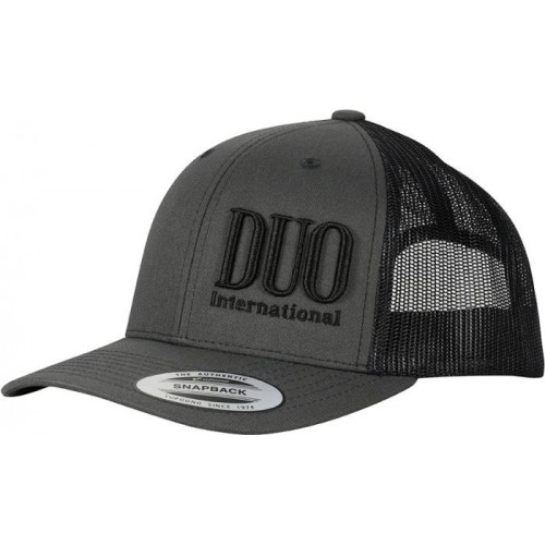 Duo Casquette Mesh Snapback Cap Charcoal/Black Duo Casquette Mesh Snapback Cap Charcoal/Black
