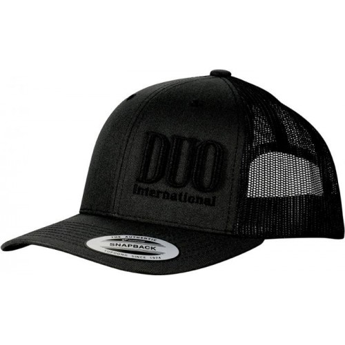 Duo Casquette Mesh Snapback Cap Black Duo Casquette Mesh Snapback Cap Black