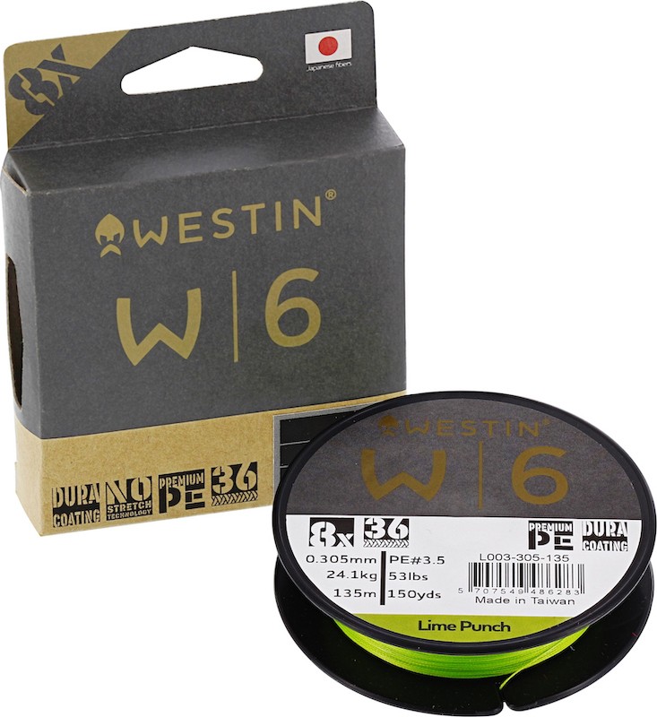 Westin W6 8 Braid Lime Punch (135m,300m,1200m,1500m) - Imagen 7 de 29
