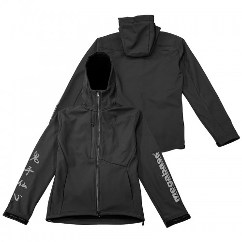 Megabass Veste Blowattack Hoodie Black Megabass Veste Blowattack Hoodie Black
