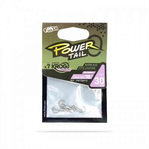 Fiiish Hooks Power Tail XUL n°10 - 7pcs/pk Fiiish Hooks Power Tail XUL n°10 - 7pcs/pk