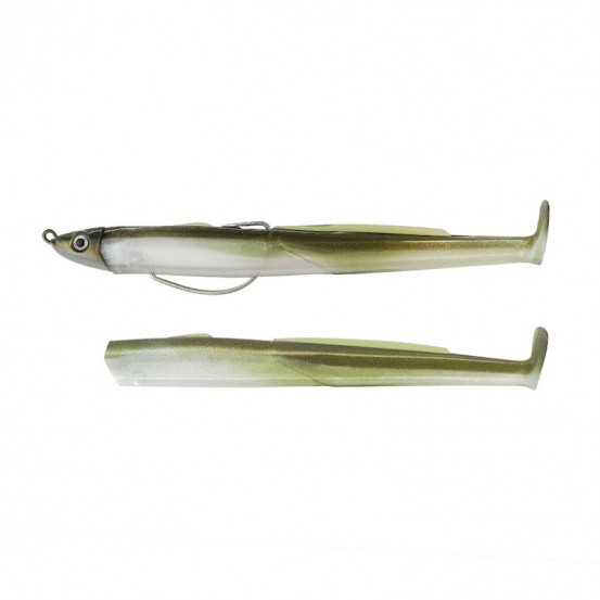 Fiiish Black Eel Combo 150mm/6" - 1 montado + 1 cuerpo de recambioColores:Shallow - 10g - Caqui