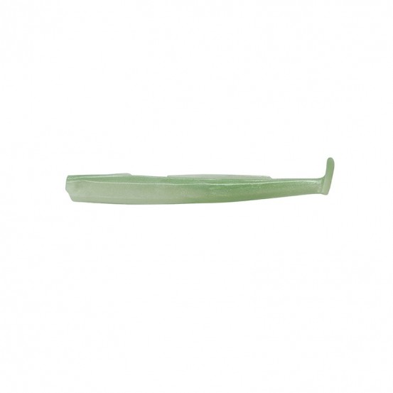 Fiiish Black Eel 150mm/6" - 2pcs/pkColor:Pearl Green - 2pcs/pk