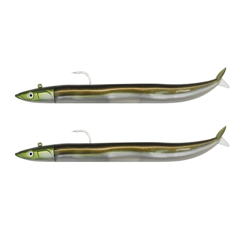 Fiiish Crazy Sand Eel Double Combo 100mm/4" - 2 montés - Imagen 5 de 5