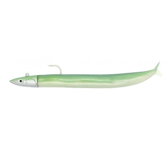 Fiiish Crazy Sand Eel Combo 150mm/6" - 1 monté + 1 corps de rechangeCouleurs:Off Shore - 20g - Pearl Green