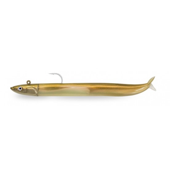 Fiiish Crazy Sand Eel Combo 300mm/12" monté - 1pc/pkCouleurs:Off Shore - 160g - Gold - 1pc/pk