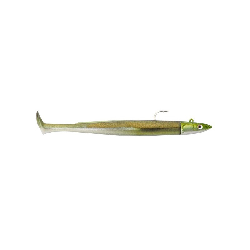 Fiiish Crazy Paddle Tail Combo 180mm/7" 1 monté + 1 corpsColor:Off Shore - 35g - Khaki 